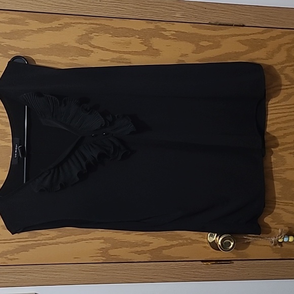 Black XL Liz McCoy blouse - Picture 1 of 3